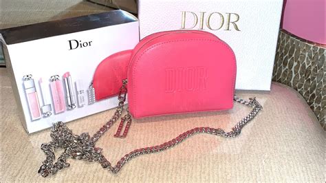 luxe pouch dior|free dior pouch with purchase.